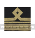 Нарукавный знак различия Морского флота (черный), 8 категория (пара)