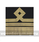 Нарукавный знак различия Морского флота (черный), 12 категория (пара)
