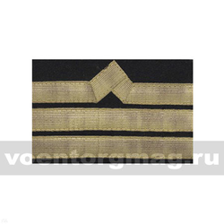 Нарукавный знак различия Речного флота (черный), 8 категория (пара)