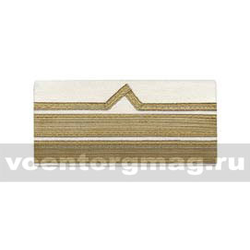 Нарукавный знак различия Речного флота (белый, тужурка), 7 категория (пара)
