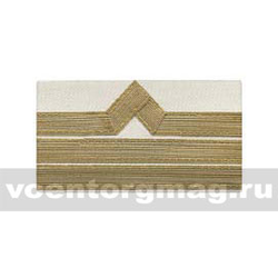 Нарукавный знак различия Речного флота (белый, тужурка), 8 категория (пара)