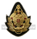 Кокарда ДМБ ВМФ, с орлом РФ (металл)