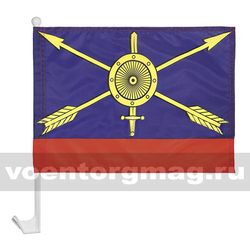 Флаг РВСН на автомобильном кронштейне