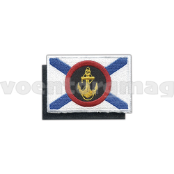 Нашивка Флаг Морской пехоты (40x60 мм) на липучке (вышитая)