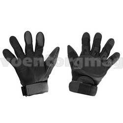 Перчатки тактические с усиленными защитными накладками черные