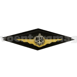 Нашивка нагрудный знак ВМФ (для мичманов, старшин, матросов), вышитая (на липучке)