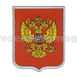 Нашивка Юнармия, орел РФ (60х65мм, тканая)