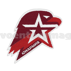 Нашивка Юнармия, с надписью (5см, тканая)