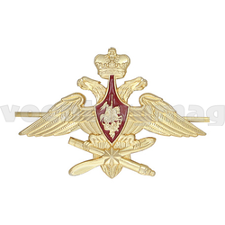 Эмблема на тулью Воздушно-космические силы (металл)