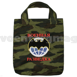 Сумка хозяйственная вышитая Военная разведка