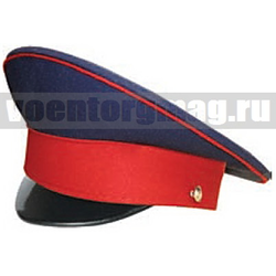 Фуражка с высокой тульей Донского казачества (синяя с красным кантом)