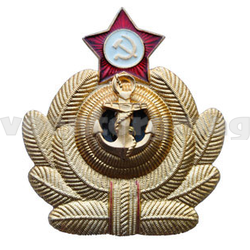 Кокарда ВМФ СССР, офицерский состав (металл)
