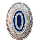 Кокарда Казачество, унтер-офицер, серебряная с голубым (металл)