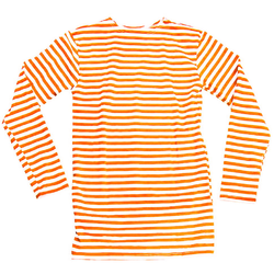 Тельняшка летняя х/б кулирка оранжевая полоса