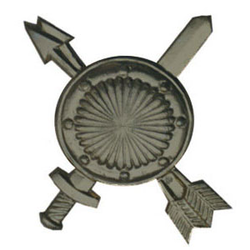 Эмблема петличная РВСН, нового образца, защитная, металл (пара)