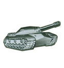 Эмблема петличная Танковые войска, нового образца, защитная, металл (1шт. Правая)
