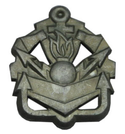 Эмблема петличная Инженерные войска, нового образца, защитная, металл (пара)