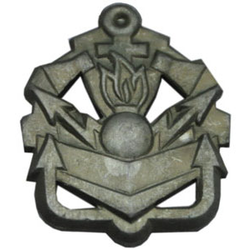 Эмблема петличная Инженерные войска, нового образца, защитная, металл (пара)