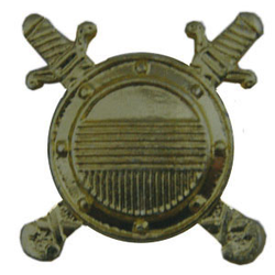 Эмблема петличная Внутренняя служба, защитная, металл (пара)