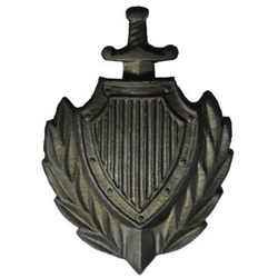 Эмблема петличная МВД, защитная, металл (пара)