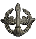 Эмблема петличная ВКС, старого образца, защитная, металл (пара)
