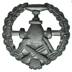Эмблема петличная Трубопроводные войска, защитная, металл (пара)