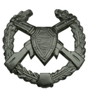 Эмблема петличная Погранвойска, старого образца, защитная, металл (пара)