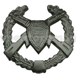 Эмблема петличная Погранвойска, старого образца, защитная, металл (пара)