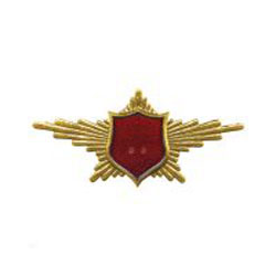 Нагрудный знак Символ РА (красный фон), без эмблемы
