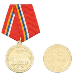 Медаль Участнику ликвидации пожаров 2010 года (МЧС России)