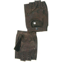 Перчатки кожаные с обрезанными пальцами (модель 680/515)