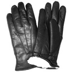 Перчатки кожаные с шерстяным начесом (модель 572)