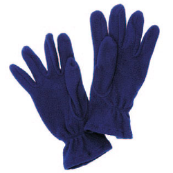 Перчатки флисовые синие