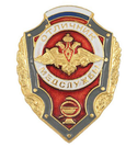 Значок Отличник медслужбы (с флагом РФ)