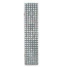 Лычка МВД 10х45 мм, серебряная (металл), пара