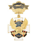 Знак-медаль ВДВ (орел на белом кресте)