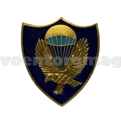 Значок Орел ВДВ с парашютом (щит), малый, на пимсе