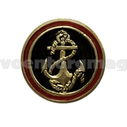 Значок Эмблема Морской пехоты, круглый (латунь, на пимсе)