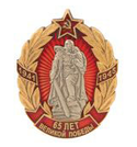 Значок 65 лет Великой Победы 1941-1945 (монумент Воин-освободитель)