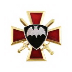 Значок ВВ Крест и мечи, Летучая мышь