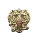 Значок Герб России, большой (холодная эмаль)