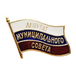 Значок Флажок Депутат Муниципального Совета