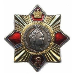 Значок Орден Екатерины II (холодная эмаль)