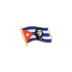 Значок Флажок республики Куба, Че Гевара (смола, на пимсе)