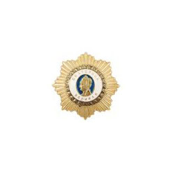 Значок Екатерина Великая, миниатюра ордена (золотой)