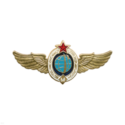Значок Классность военно-космических сил, Мастер (латунь, холодная эмаль)