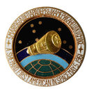 Значок круглый А. Шепард - первый американец в космосе (горячая эмаль)
