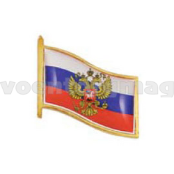 Значок Флажок Главкома ВС РФ (заливка смолой, на пимсе)