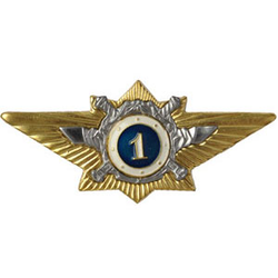 Значок Классность офицерская МВД, 1 класс