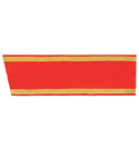 Погоны красные курсантские, со скосом, 15,5 см (пара)